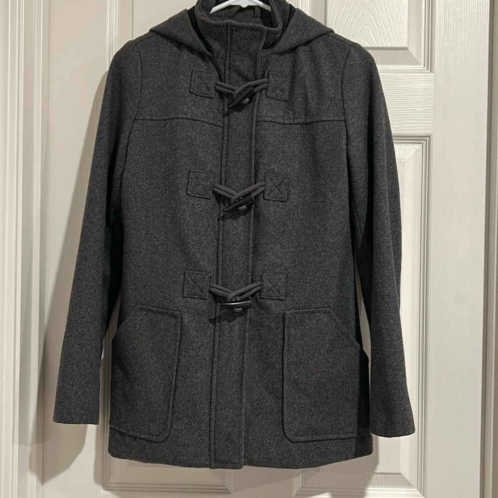 Gray coat
